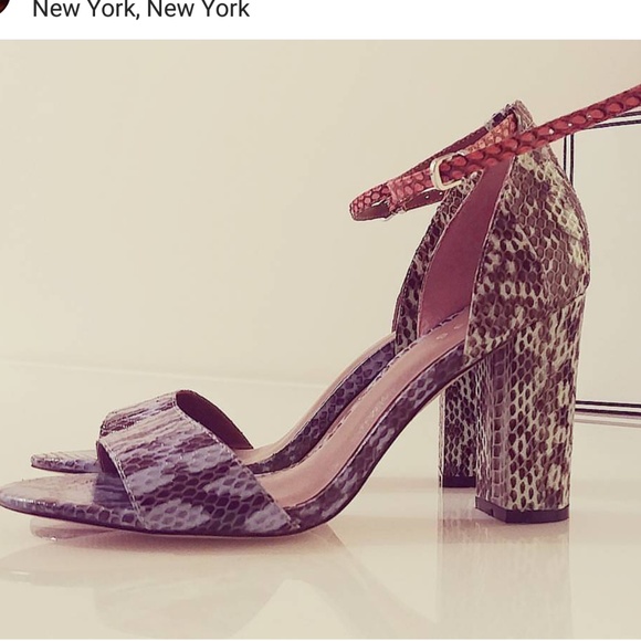 Reiss snake limited edition crocodile heels - Picture 1 of 3